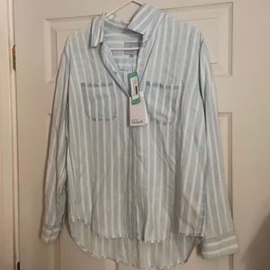 Women’s button-down top size L **NEW WITH TAGS**